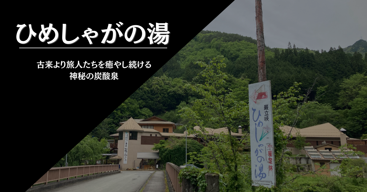 神秘の炭酸泉。飛騨高山〜下呂の旅路にちょっと一休み♨️「ひめしゃがの湯」